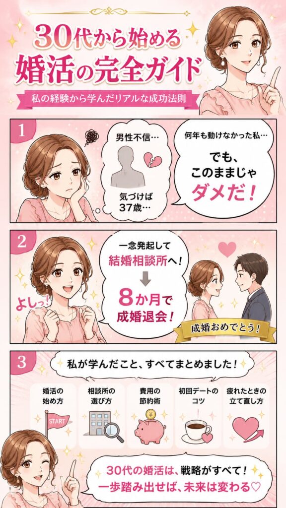 37歳から始めた結婚相談所婚活についてガイド