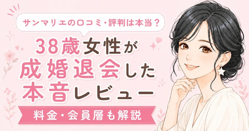 サンマリエ口コミ38歳成婚退会　体験談